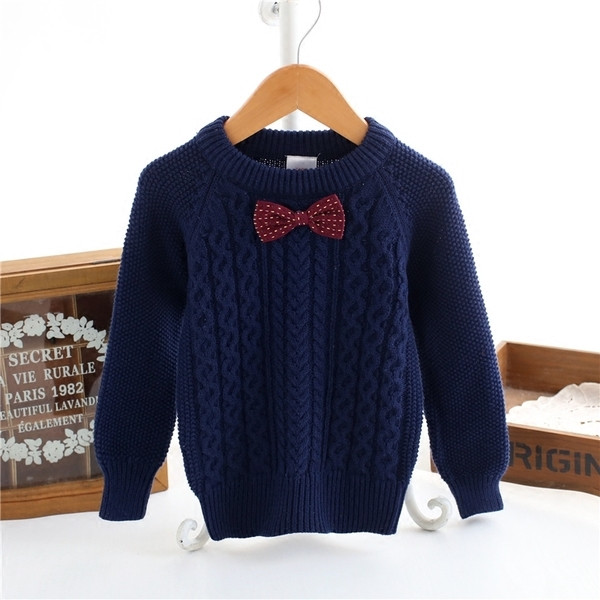 Модерен детски пуловер за момче с панделка в няколко цвята