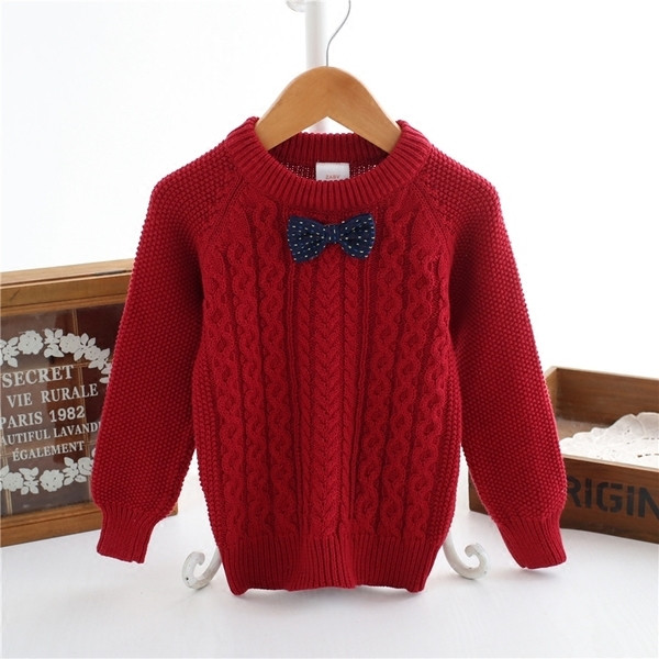 Модерен детски пуловер за момче с панделка в няколко цвята