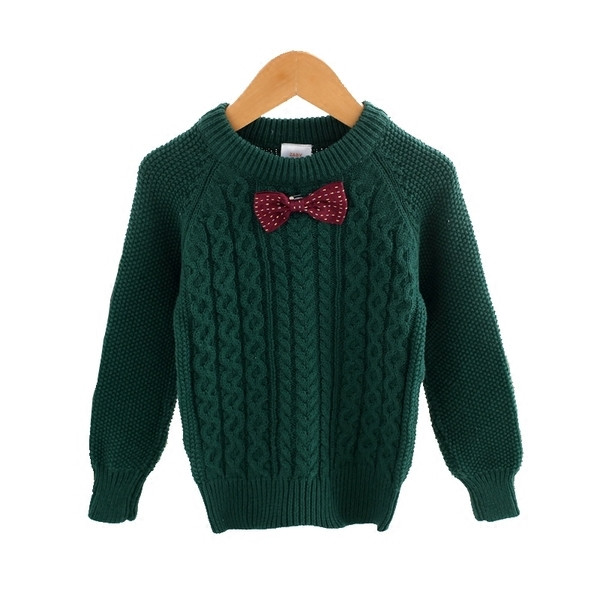 Модерен детски пуловер за момче с панделка в няколко цвята