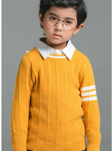 Pulover casual pentru copii pentru un baiat in trei culori cu margine