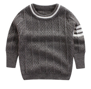 Pulover casual pentru copii pentru un baiat in trei culori cu margine