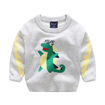 Детски пуловер за момче с бродерия в няколко модела