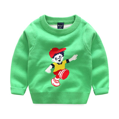 Детски пуловер за момче с бродерия в няколко модела