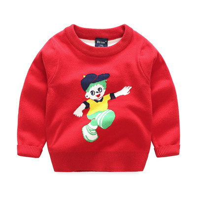 Детски пуловер за момче с бродерия в няколко модела