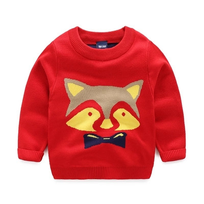 Детски пуловер за момче с бродерия в няколко модела