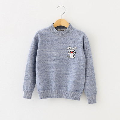 Pulover pentru copii cu broderie in mai multe culori potrivit pentru baieti si fete