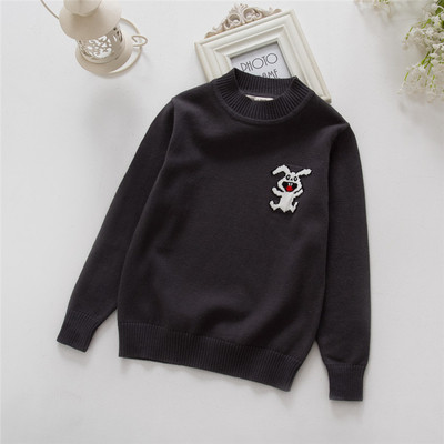 Pulover pentru copii cu broderie in mai multe culori potrivit pentru baieti si fete