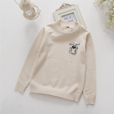 Pulover pentru copii cu broderie in mai multe culori potrivit pentru baieti si fete