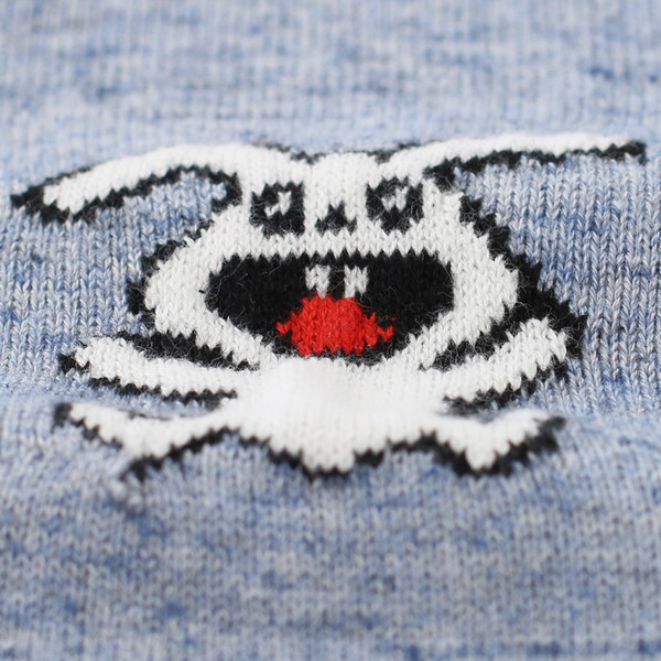 Детски пуловер с бродерия в няколко цвята подходящ за момче и момиче