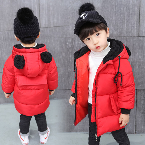 Детско яке за момчета с ушички