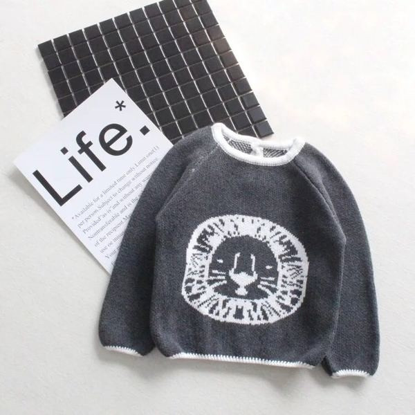 Детски пуловер в три модела подходящ за момче и момиче