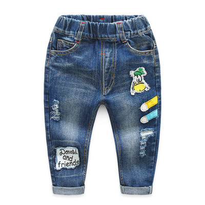 Детски еластични дънки за момчета в някоко различни модела