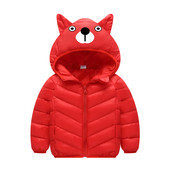 Детско яке за момичета в различни цветове с апликация