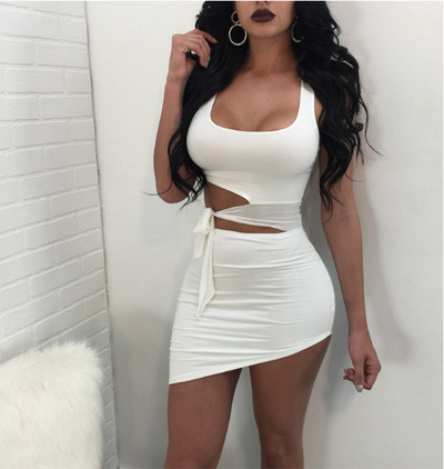 Rochie de dama model Slim in alb, rosu si negru