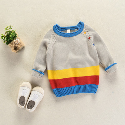 Ежедневен детски пуловер за момче в два цвята
