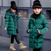 Детско дълго яке за момичета в различни цветове