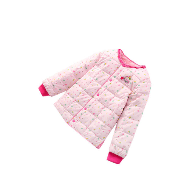 Детско яке за момичета в светъл цвят