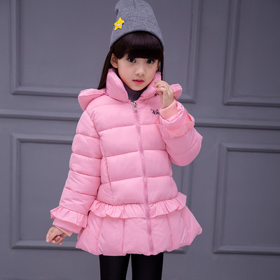 Стилно дълго яке за момичета в три цвята