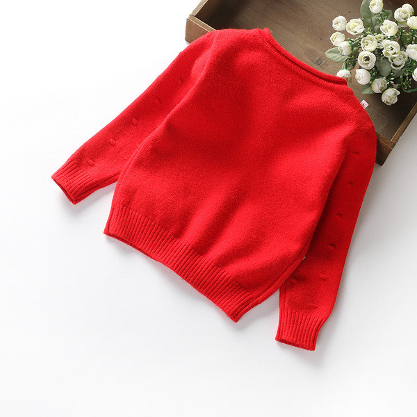 Детска жилетка с апликация и копчета в няколко модела