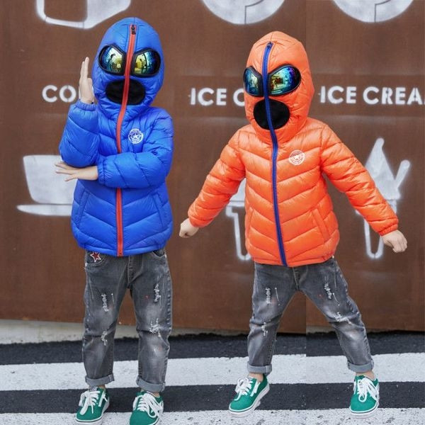 Детско яке в два цвята за момчета