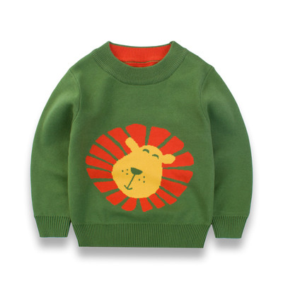 Плътен детски пуловер за момче в два модела