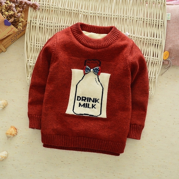 Детски модерен пуловер в два модела