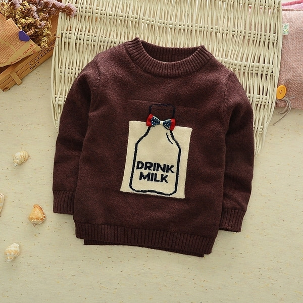 Детски модерен пуловер в два модела