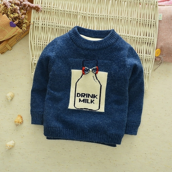 Детски модерен пуловер в два модела