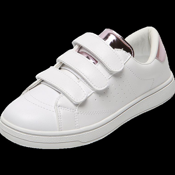 Модерни дамски маратонки в бял цвят