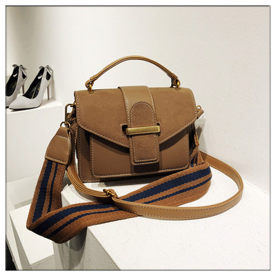 Дамска чанта от еко велур с двойни дръжки - няколко цвята