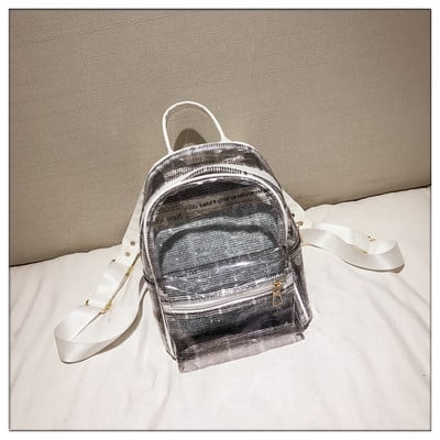 Дамска прозрачна раница в 2 цвята