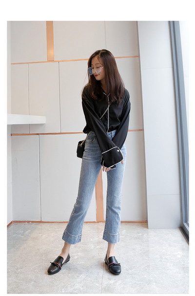 Стилни дамски обувки в два цвята