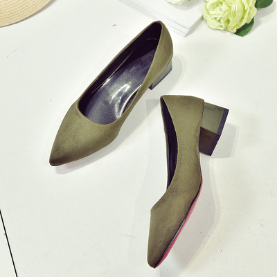 Дамски стилни обувки с ток в няколко цвята