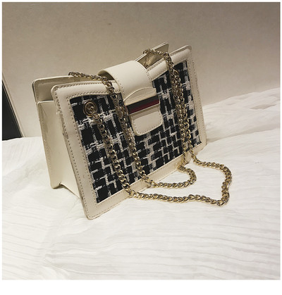 Модерна дамска чанта с дълги верижки - няколко цвята