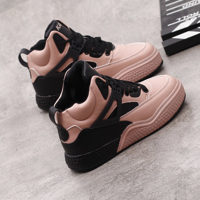 Дамски маратонки с висока подметка в няколко цвята