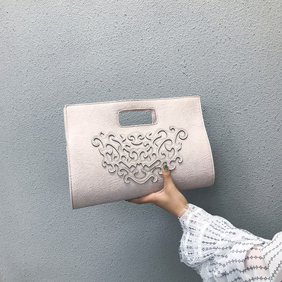 clutch de damă modern cu mânere lungi - mai multe culori