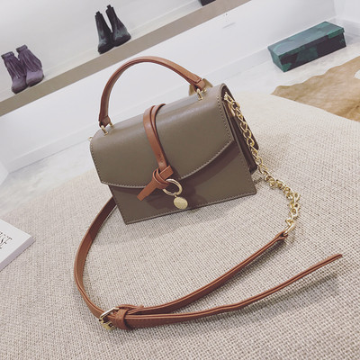 Стилна дамска чанта с дълга дръжка в няколко цвята