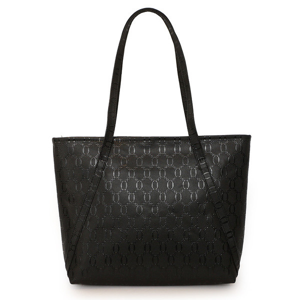 Стилна дамска чанта с къси дръжки в различни цветове