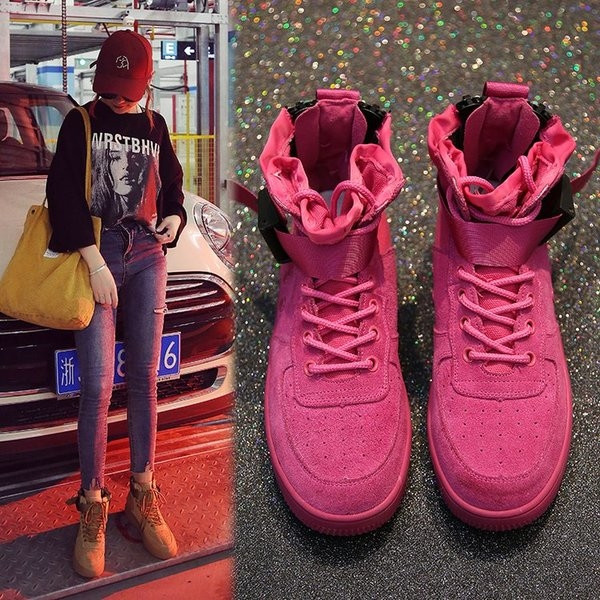 НОВИ модерни дамски кецове от обърната еко кожа в три цвята