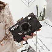 Дамска чанта във формата на фотоапарат - няколко цвята