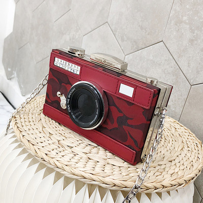 Дамска чанта във формата на фотоапарат - няколко цвята