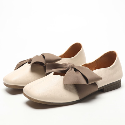 Дамски обувки с панделка подходящи за ежедневието