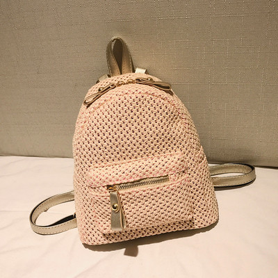 Дамска плетена раница в няколко цвята