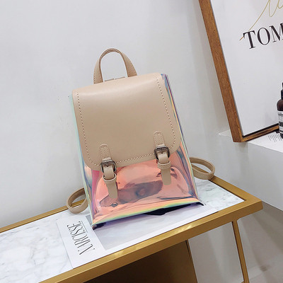 Дамска раница с лъскаво покритие - няколко цвята