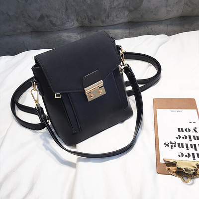 Дамска велурена раница със закопчалка - няколко цвята