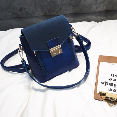 Дамска велурена раница със закопчалка - няколко цвята