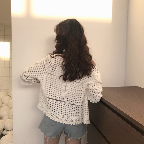 Дамска ежедневна жилетка в три цвята с 3/4 ръкав