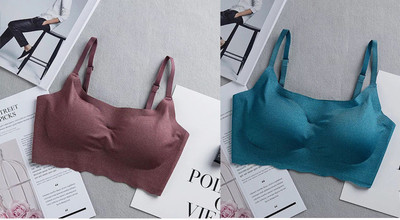 Set de două bustiere fără sudură - culori diferite