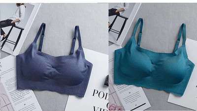 Set de două bustiere fără sudură - culori diferite