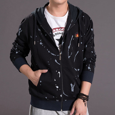 Мъжко горнище в няколко цвята с щампа 